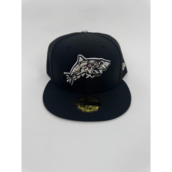 New Era Other - New Era 59FIFTY Hat Club Robo Mako Shark Fitted Hat Black Grey 7 3/4 70691977